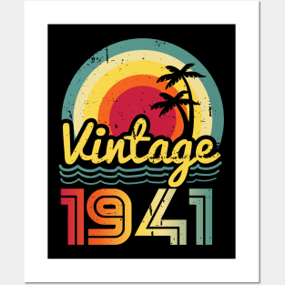 Vintage 1941 Made in 1941 82th birthday 82 years old Gift Posters and Art